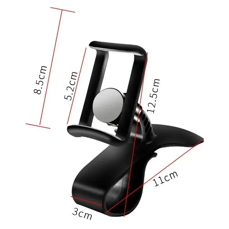 360° Rotatable Car Phone Holder – Universal Dashboard Mount