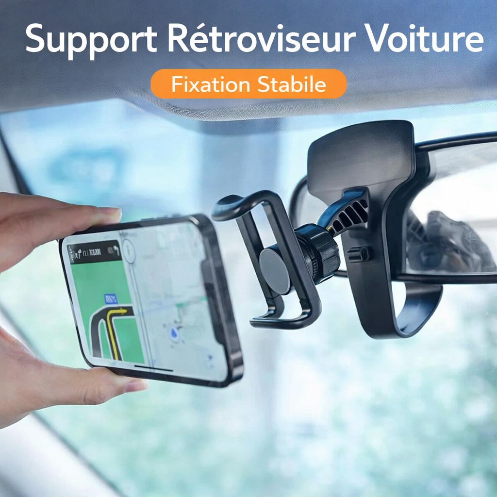 360° Rotatable Car Phone Holder – Universal Dashboard Mount